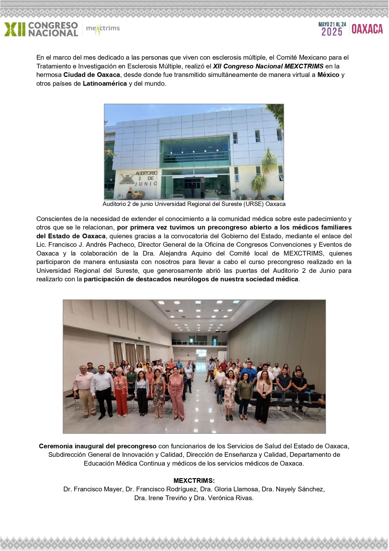 XII Congreso Nacional
